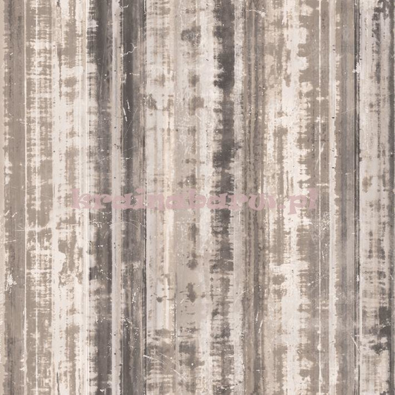 Modna tapeta przypominająca postarzałą  blachę srebrzysto szara