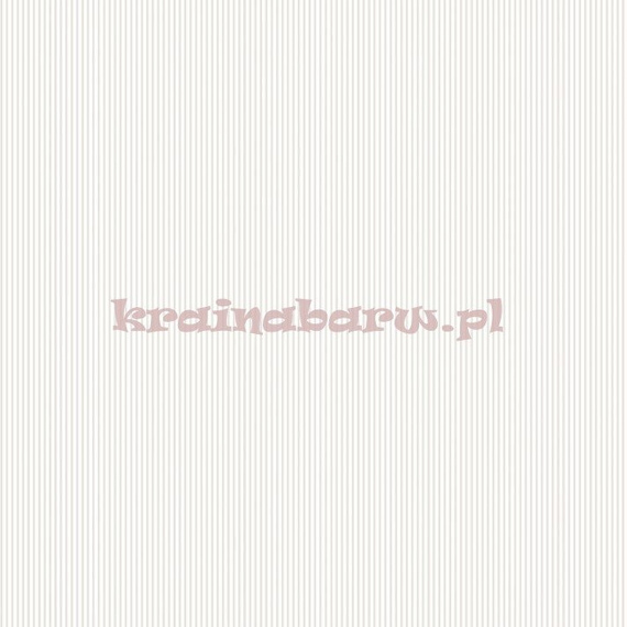 Tapeta w drobne paski prążki beżowo kremowe