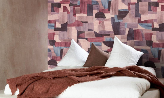 Tapeta tekstylna Arte 57603 nowoczesny geometryczny wzór