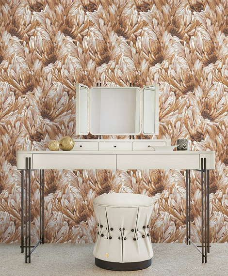 Tapeta Roberto Cavalli RC21002 pióra strukturalna
