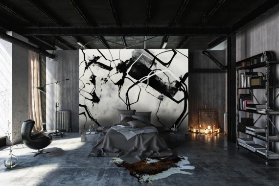 Tapeta artystyczna Wallart Memphis abstrakcja