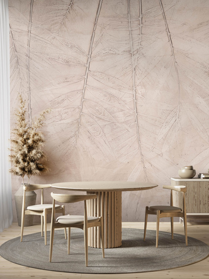 Tapeta artystyczna Wallart Fresco liście