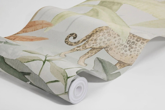 Mural Wild Jungle 6945 tygrysy małpy dżungla