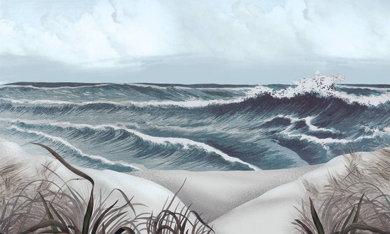 Tapeta Artystyczna Beach view