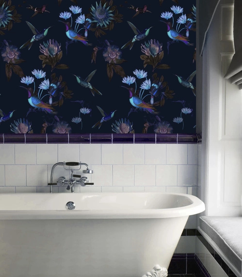 Tapeta Artystyczna TToxic Hummingbirds