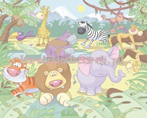 Fototapeta Baby Jungle Safari 036 