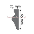 Listwa naścienna gładka LNG-02 240 x 6,5 x 2,1cm
