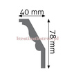 Listwa sufitowa zdobiona LGZ-14F Flex 235 x 7,8 x 4cm