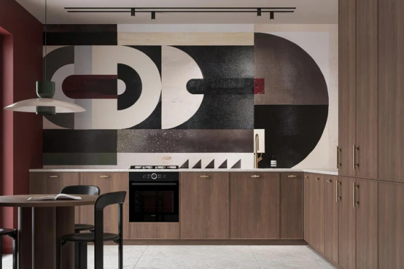 Tapeta artystyczna Wallart Magnum abstrakcja geometryczna