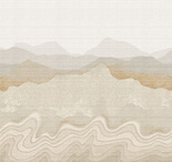 Mural Masureel Nebula Gold abstrakcja góry