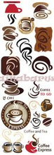 Naklejki na ścianę COFFEE AND TEA SPN58
