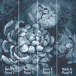 Tapeta Mural 26780 Painted Rose Smoky Blue 