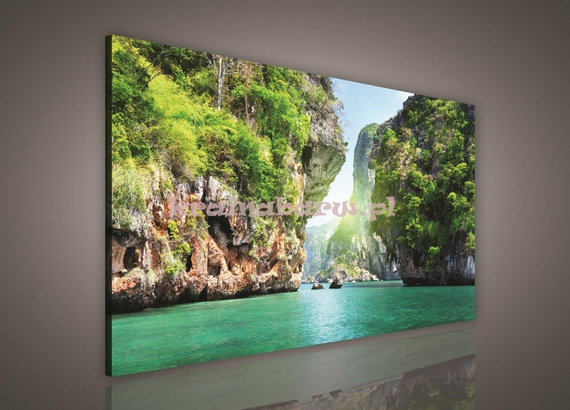 Obraz na płótnie PP132O Niebieska Laguna