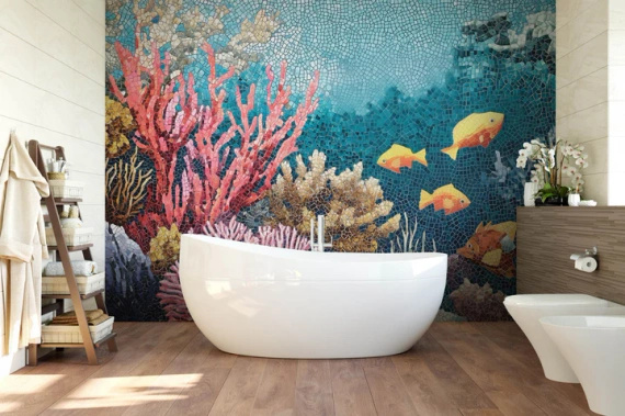 Tapeta artystyczna Wallart Oceania rafa koralowa