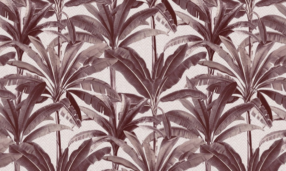 Oryginalna tapeta liście palmy