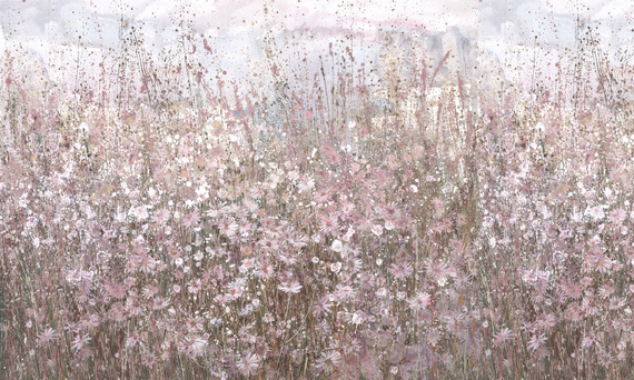 Fototapeta Łąka Pink Spray