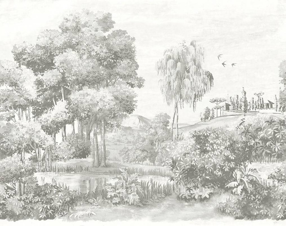 Panel Landscape Crayon