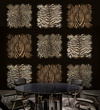 mural ekskluzywny RC 19106 Roberto Cavalli skóra patchwork