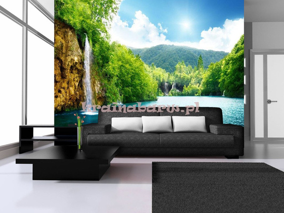 Fototapeta  145 Jezioro Wodospad