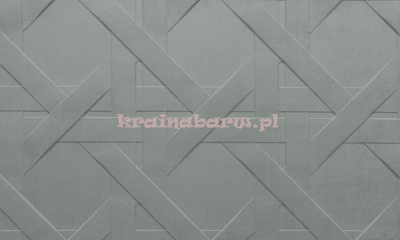 Luksusowa tapeta geometryczna 3D przeplatane linie szara