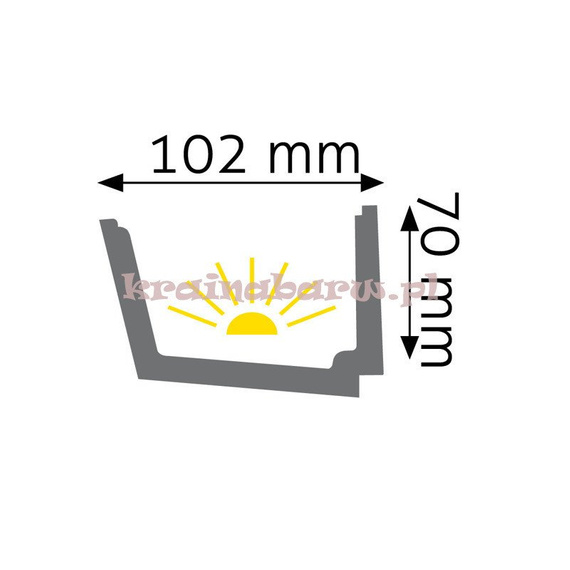 Listwa oświetleniowa  LOC-02 