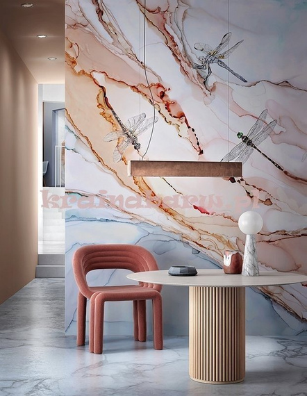 Fototapeta  Marmur Ważki SPIRIT 1