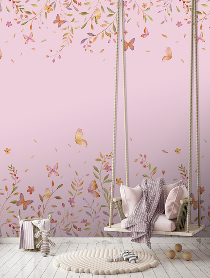 Tapeta Mural CW6126-2 Butterfly Garden
