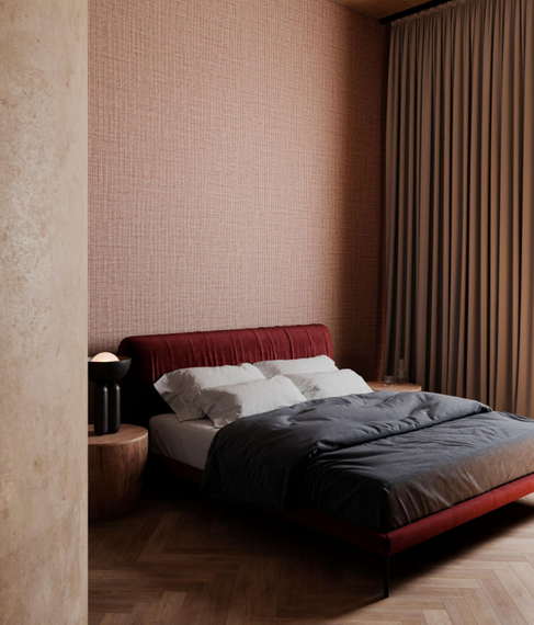 Tapeta Arte 63500 jednokolorowe płótno