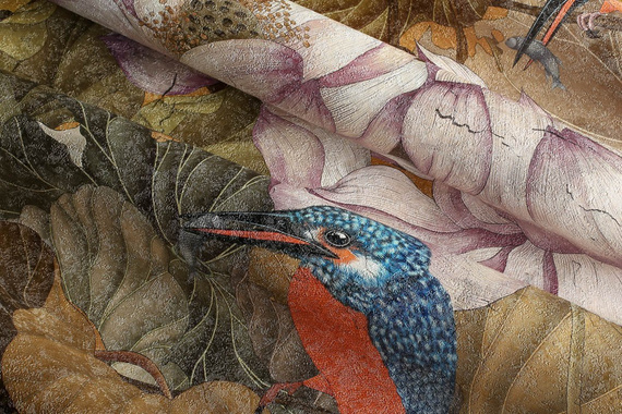 Fototapeta na flizelinie Kwiaty i Ptaki Allia