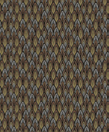 Tapeta Masureel wzór Dabu SUM402 geometryczne liście