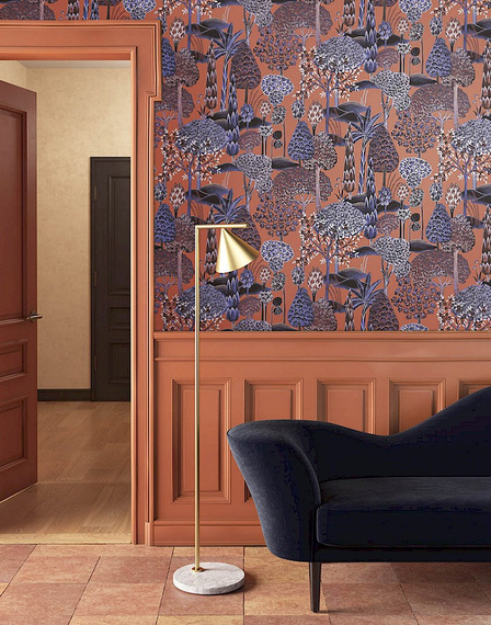 Tapeta Masureel wzór Viray SUM005 drzewa