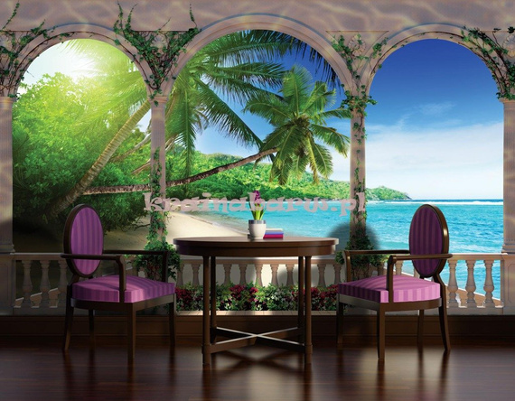 Fototapeta 1078P8 Rajski widok z tarasu