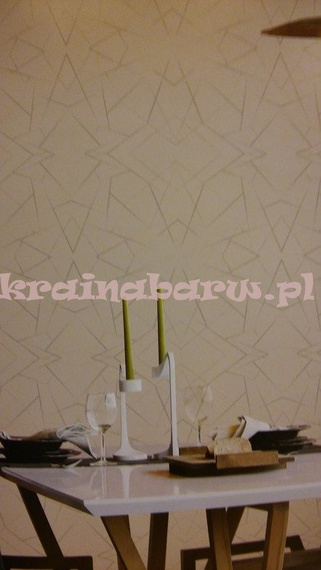 Nowoczesna geometryczna tapeta z szarym graficznym diamentowym wzorem na beżowym tle