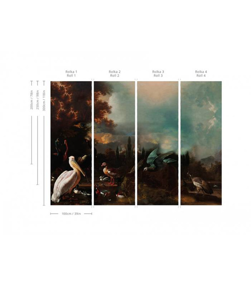 Tapeta Artystyczna Art birds