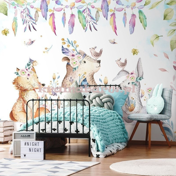 Fototapeta 13580 Indiańskie zwierzęta