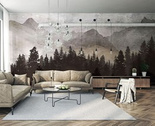 Tapeta Artystyczna Foggy mountains