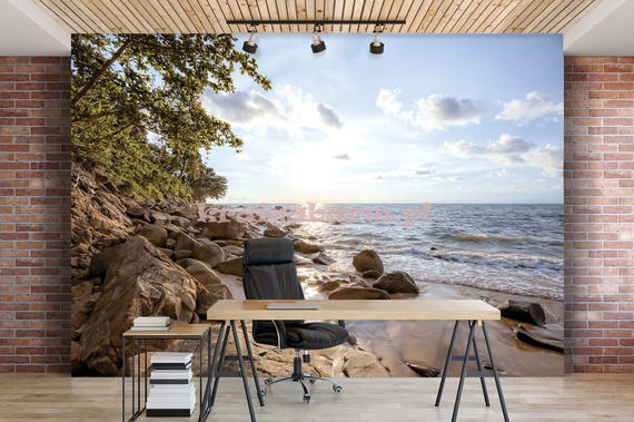 Fototapeta 13306 Kamienista Plaża