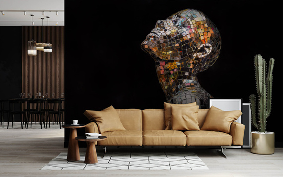 Tapeta artystyczna Wallart Disco abstrakcja 