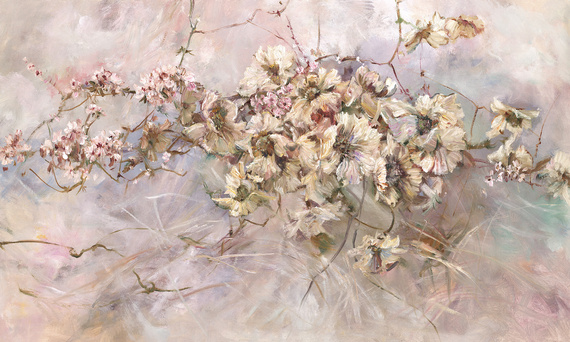 Fototapeta artystyczna Hanami kwiaty 