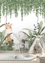 Tapeta Mural CW6016-1 Jungle Friends Expedition