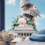 Fototapeta Budynek z kwiatami - Zehem Chong