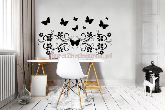 Naklejka na ścianę MOTYLE SPNB157TS