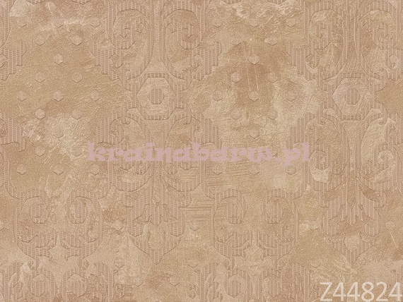 Lamborghini nowoczesna tapeta ornament na betonowym tle złoty beż