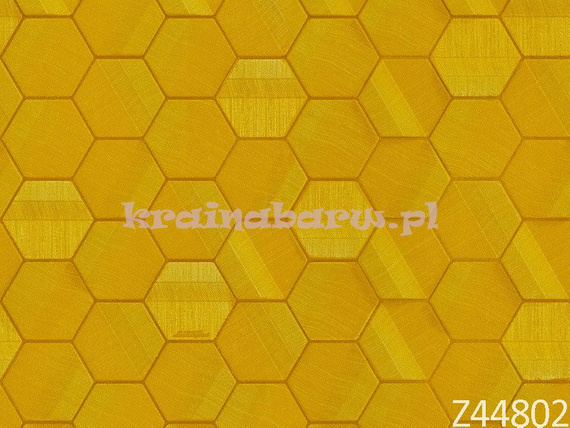 Lamborghini nowoczesna tapeta geometryczna heksagony żółta