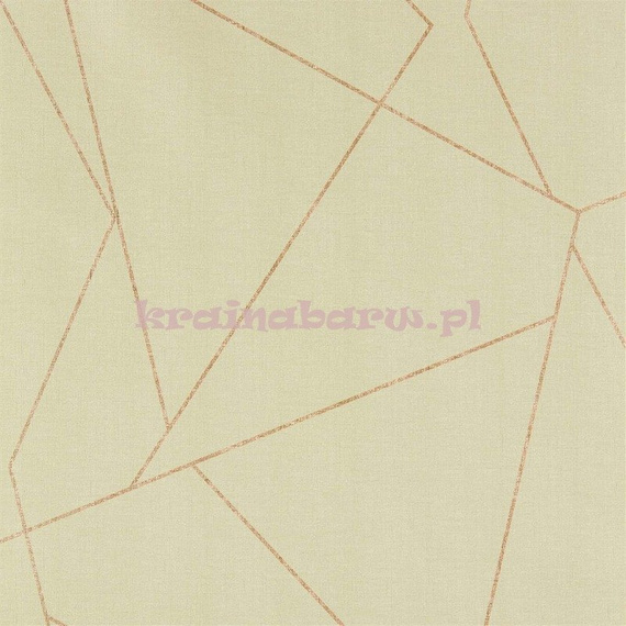 Nowoczesna tapeta geometryczna abstrakcja linie wielokąty na beżowym tle