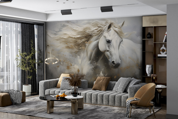 Fototapeta Akwarelowy Koń