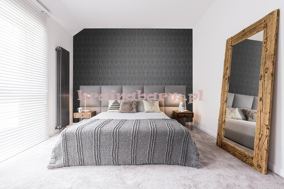 Efektowna tapeta geometryczna romby wielokaty szaro srebrna