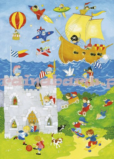 Fototapeta 428 piraci rycerze samoloty It’s a Boy’s World 