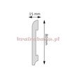 Listwa przypodłogowa LPC-11 244 x 8 x 1,5cm