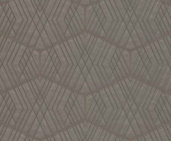 Lamborghini Z90009 nowoczesna tapeta geometryczna szaro srebrzysta